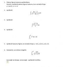 Integrāļi, 14. variants, bez teorijas