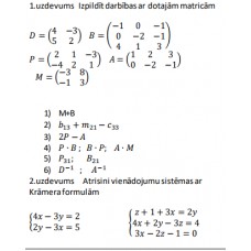 Matricas Matricas