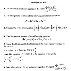 Problem set # 8