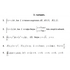 Līnijintegrāli, 3. variants