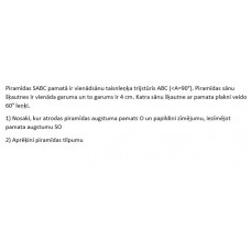 Piramīda, uzdevums Piramīda, uzdevums