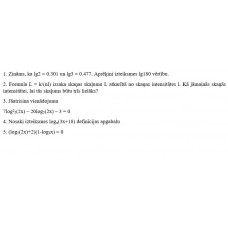 Logaritmi, uzdevumi, 20-21