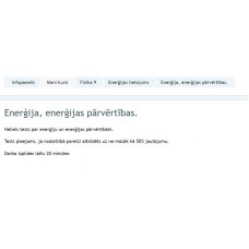 Enerģija, enerģijas pārvērtības. Enerģija, enerģijas pārvērtības.