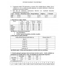 STUDIJU KURSĀ “STATISTIKA” STUDIJU KURSĀ “STATISTIKA”